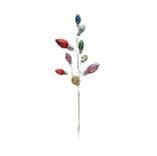 25"H Plastic & Foam Light BulbSpray w Glitter, Multi Color