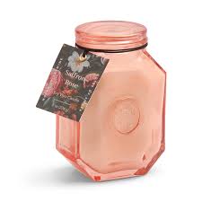 Botanica 8oz Pink Glass Saffron Rose