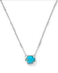 MABEL NECKLACE RHOD BRONZE VND TURQ