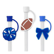 Straw Topper Set We've Got Spirit Royal