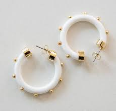 Hoo Hoops Mini White With Gold Balls