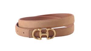 Belt with Horsebit Buckle Camel Suede