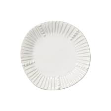 Vietri Incanto Stone White Dinner Plate