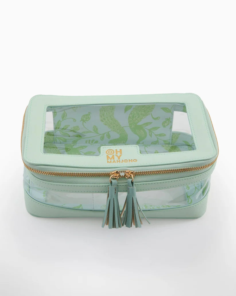 Mahjong Tile Storage Bag Mint