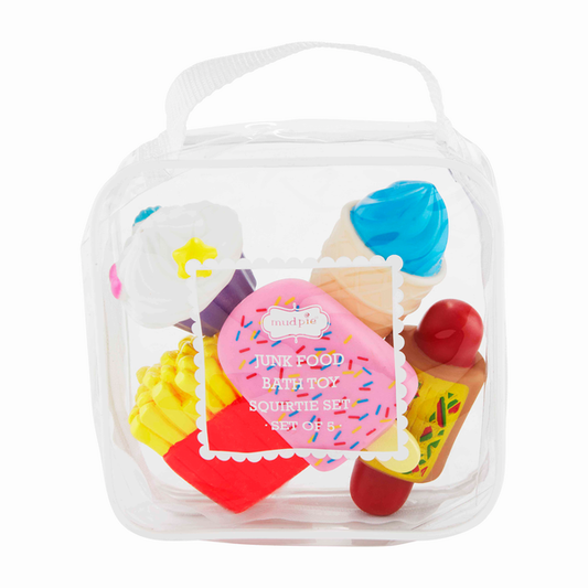 Junk Food Bath Toy Set