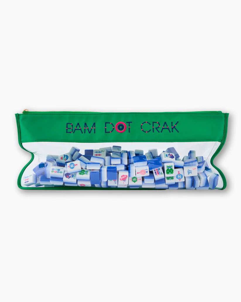 Kelly Green Mahjong Bag