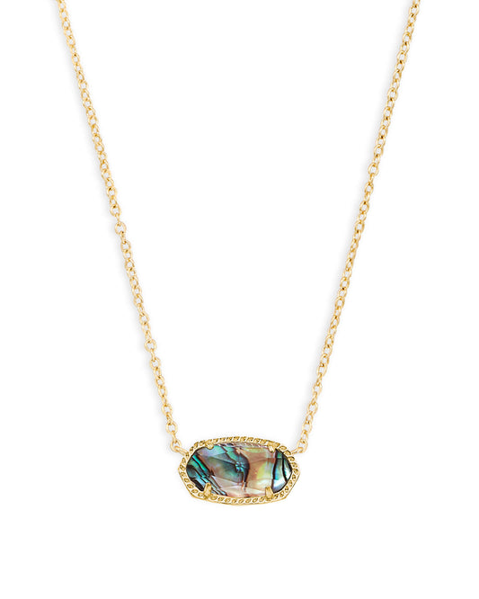 Elisa Necklace in Gold Abalone Shell