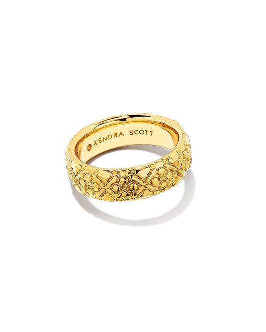 Harper Band Ring in Gold