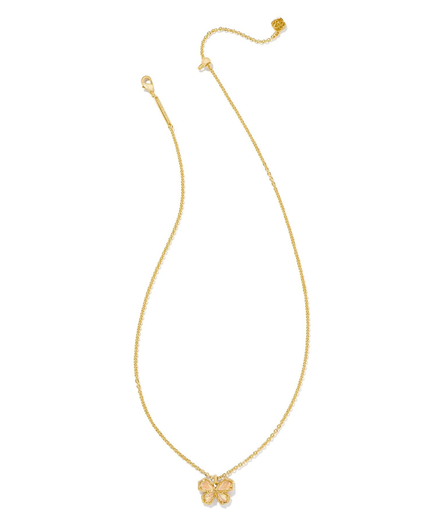 Kendra Scott Mae Butterfly Necklace Gold Mother Of Pearl