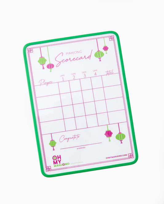 Mahjong Lantern Scorecard