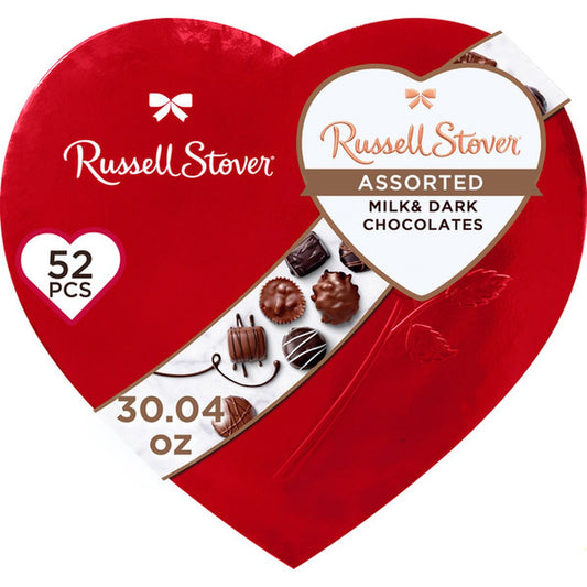 30.04oz Assorted Chocolate Red Foil Heart