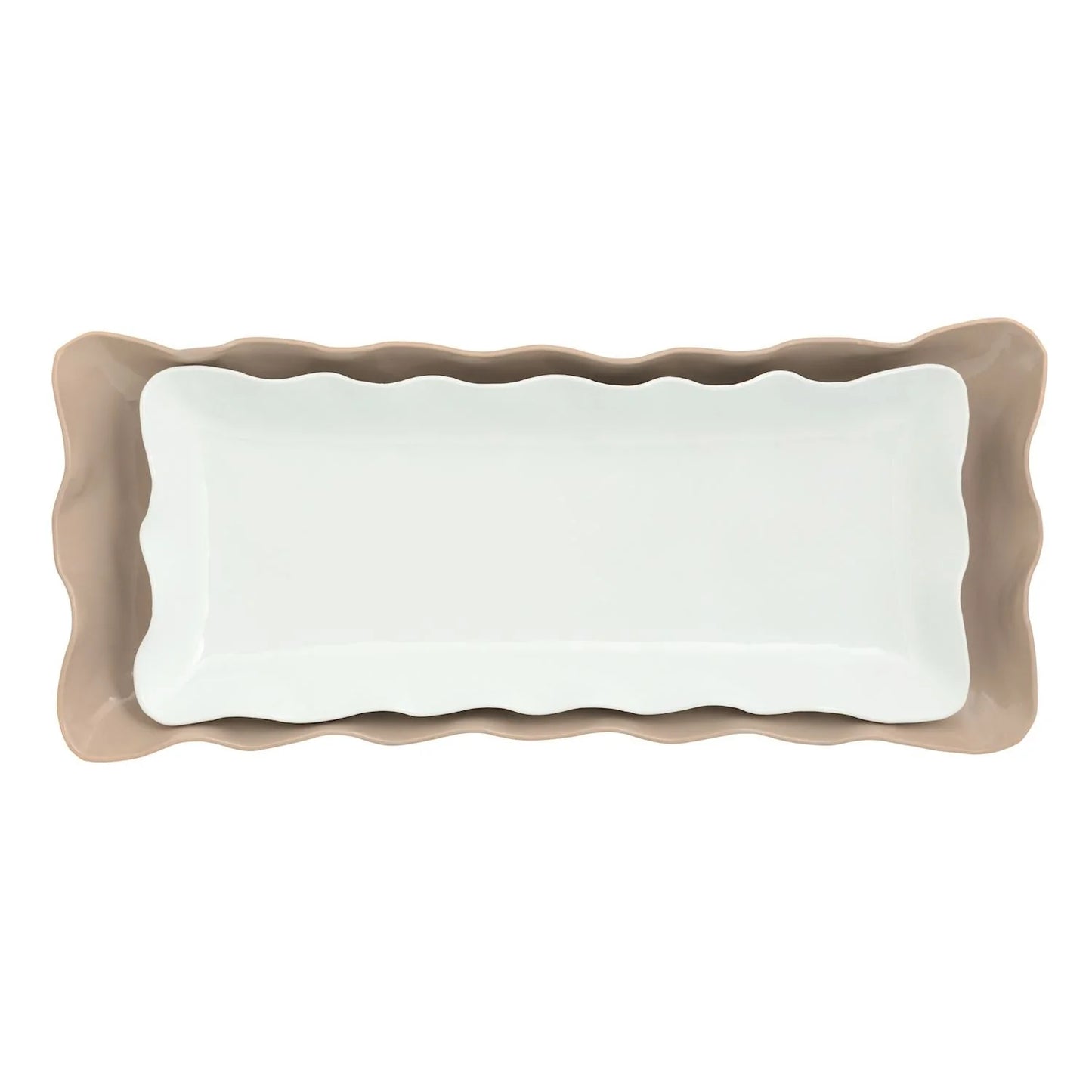Enamel Nested Tray Set