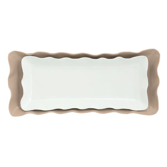 Enamel Nested Tray Set