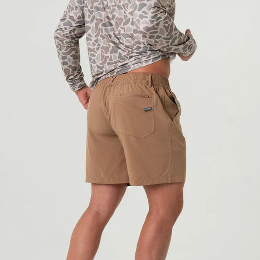 Everyday Shorts in Dessert Tan Flying Duck Pocket