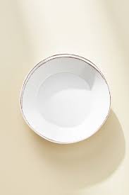 Melamine Lastra White Pasta Bowl