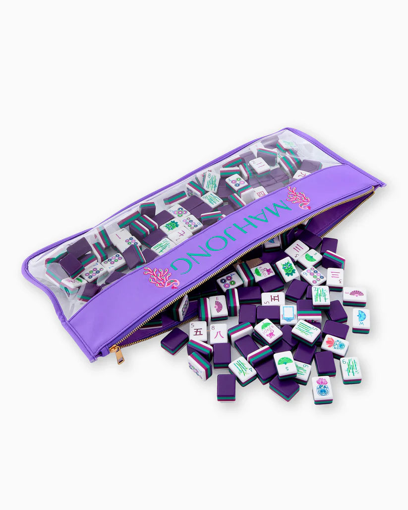 Purple Mahjong Bag