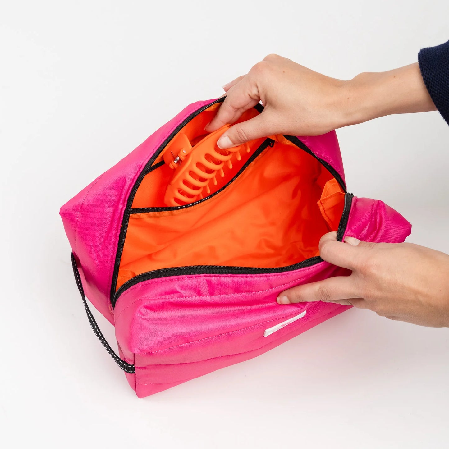 Dopp Till You Drop in Pink Puffer