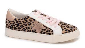 Leopard Rose Gold Sneakers