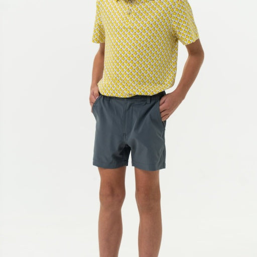 Youth Everyday Short River Rock Grey - Classic Deer Camo Pocket