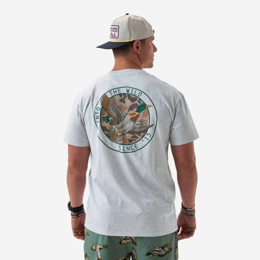 Camo Mallard Duck - Heather Ash Grey