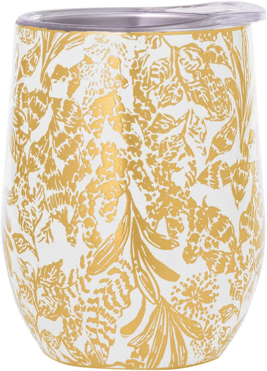 Insulated Stemless Tumbler in Gold Calypso Coast