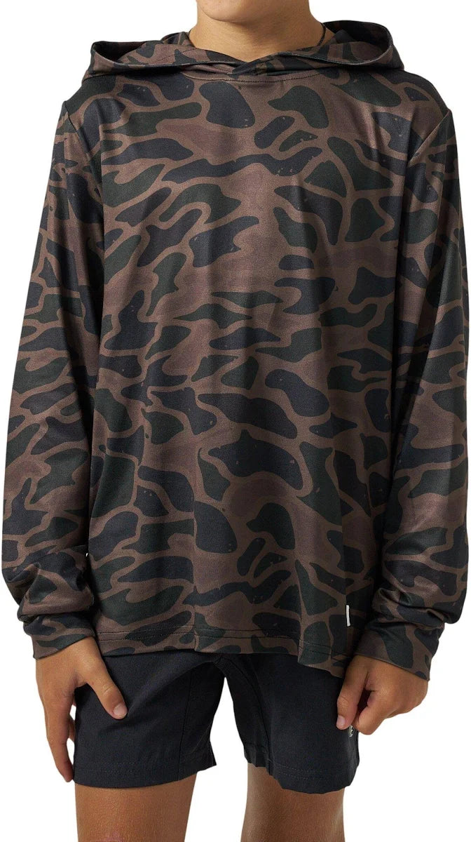 YOUTH PERFORMANCE HOODIE - BENDITA CAMO