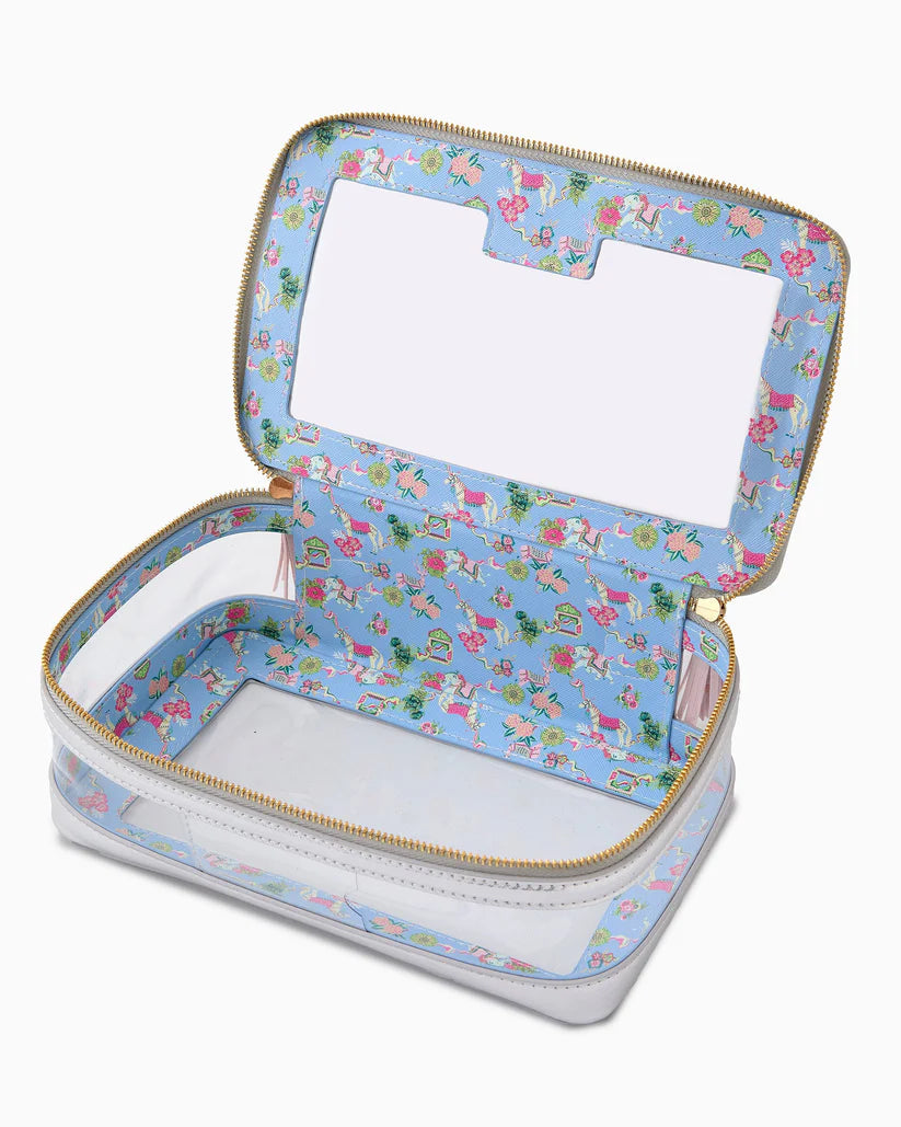 Mahjong Tile Storage Bag Silver