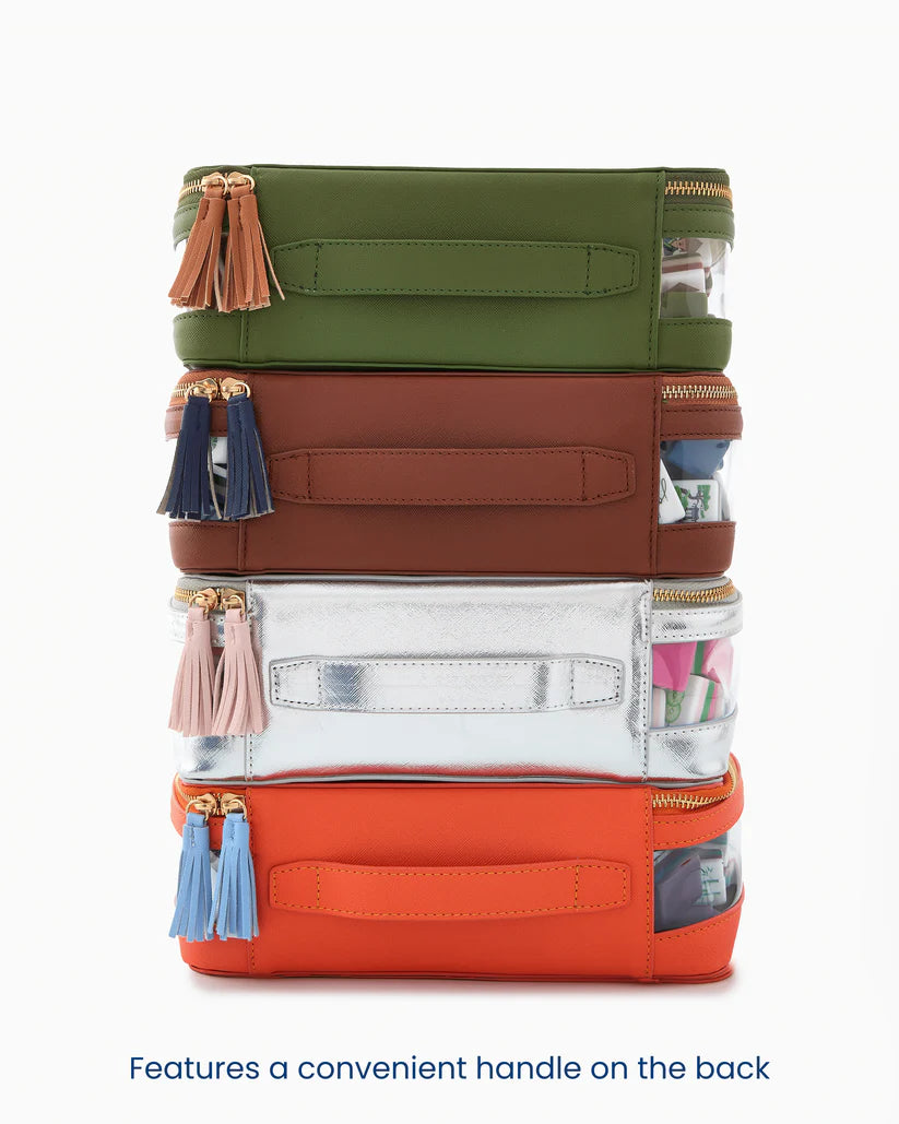 Mahjong Tile Storage Bag Silver