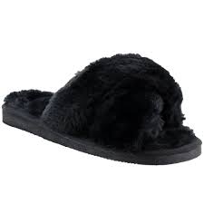 Black Slumber Slippers