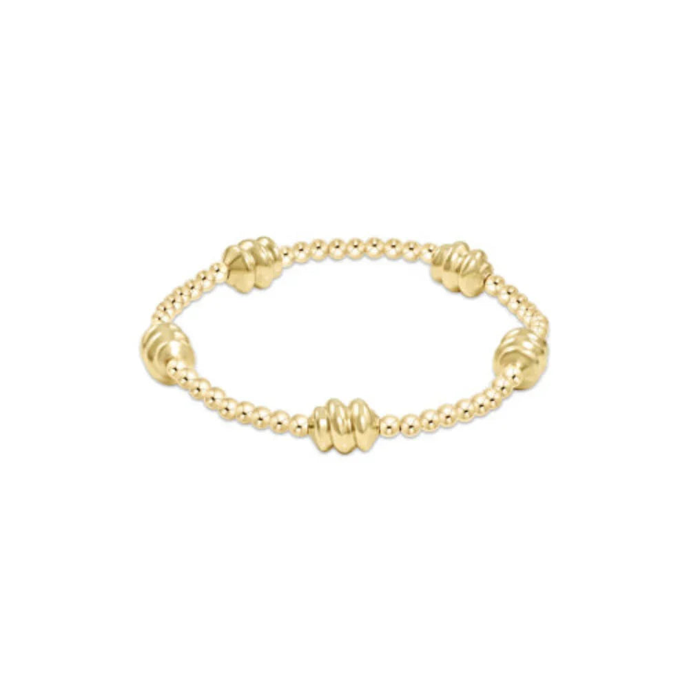 Admire Gold 3mm Bead Bracelet in Gold