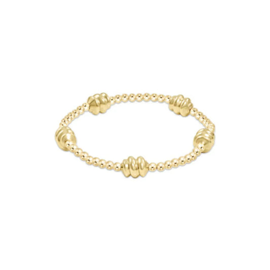 Admire Gold 3mm Bead Bracelet in Gold