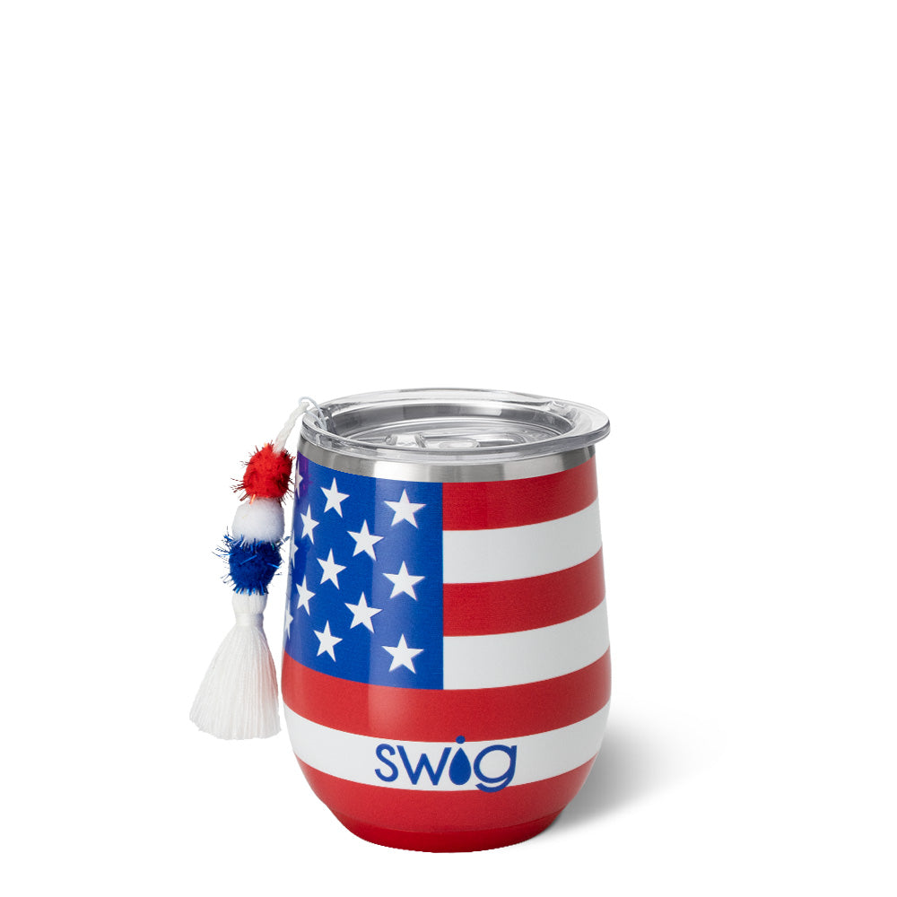 12oz Stemless Cup All American