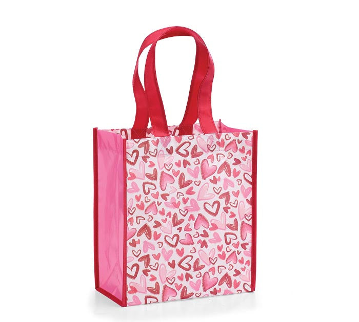 HEARTS POLYPROPYLENE TOTE