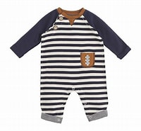 Stripe Football Onesie