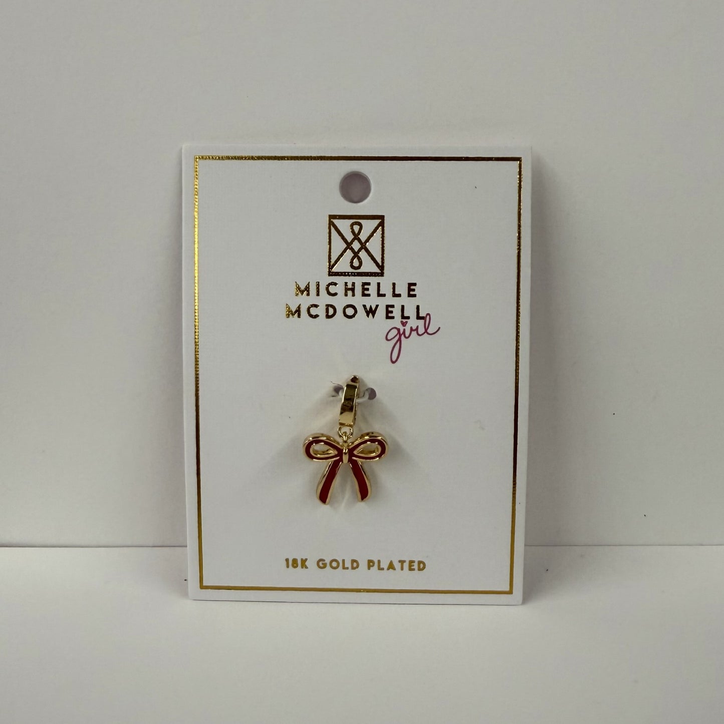 Charm Luxe Red Bow