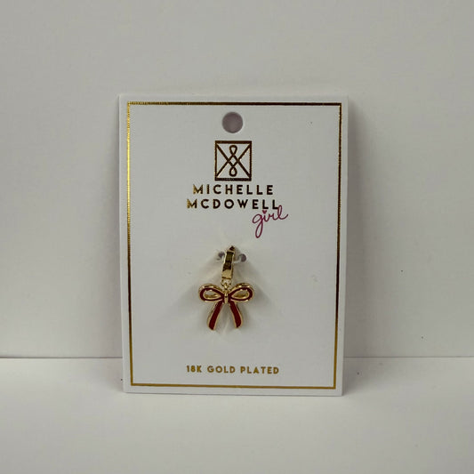 Charm Luxe Red Bow