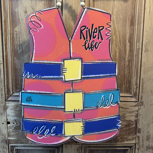 Large Lifejacket Doorhanger - River Life