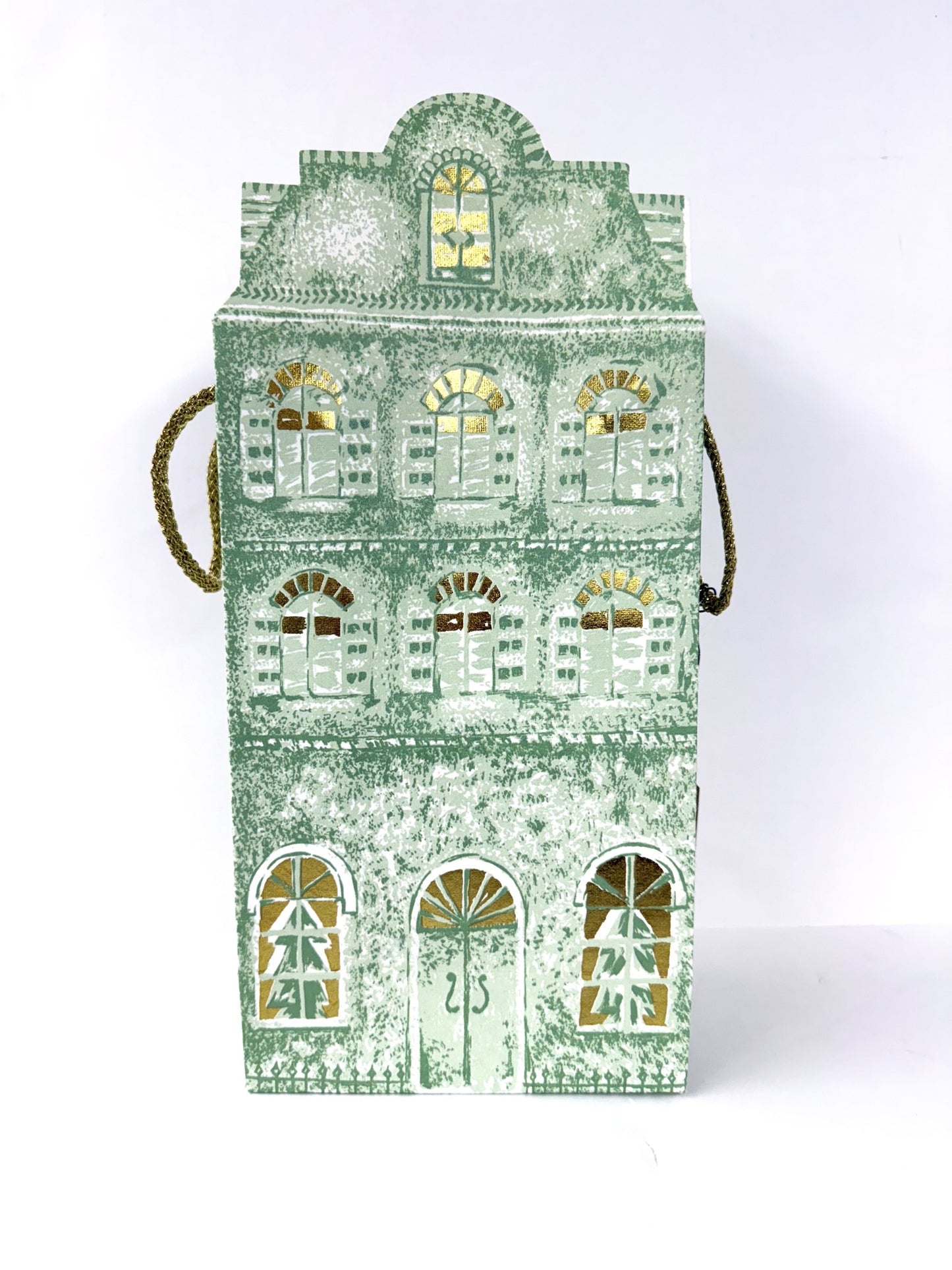 Handmade Recycled Paper House Shaped Gift Bag