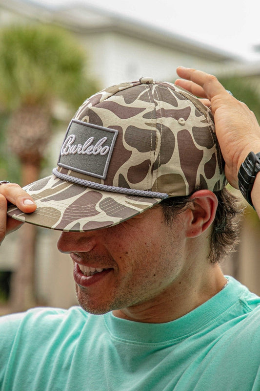 Cap - BURLEBO Grey Patch Camo