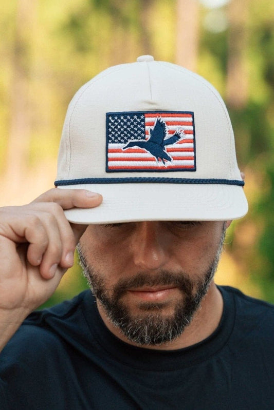 Cap - American Flag Duck  Putty