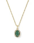 DAPHNE CRYS FRM PNDT NCK GOLD GREEN  MALACHITE