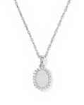 DAPHNE CRYS FRM PNDT NCK RHOD IRIDESCENT  DRUSY