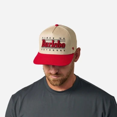 Retro Burlebo Logo Cap in Red