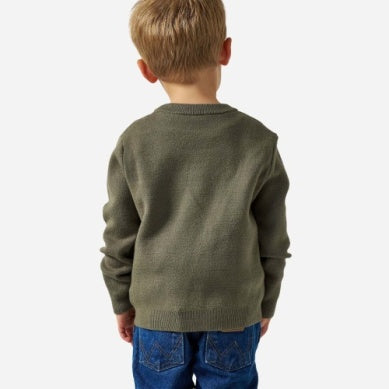 Youth Cabin Sweater - Olive Duck