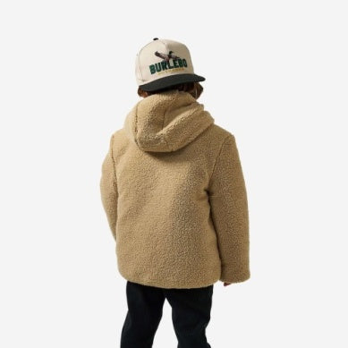 Youth Mountain Fleece Hoodie Jacket - Tan