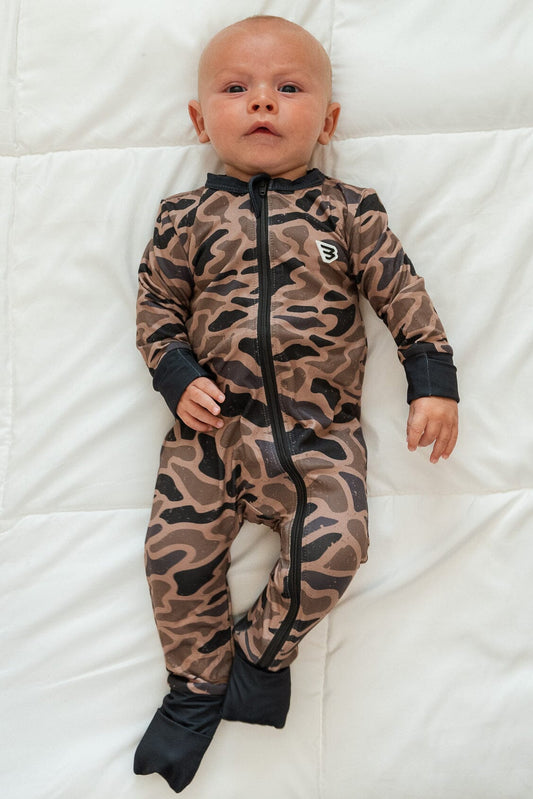 Baby Zip Up in Gauge Camo
