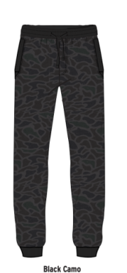 Youth Thermal Jogger - Black Camo