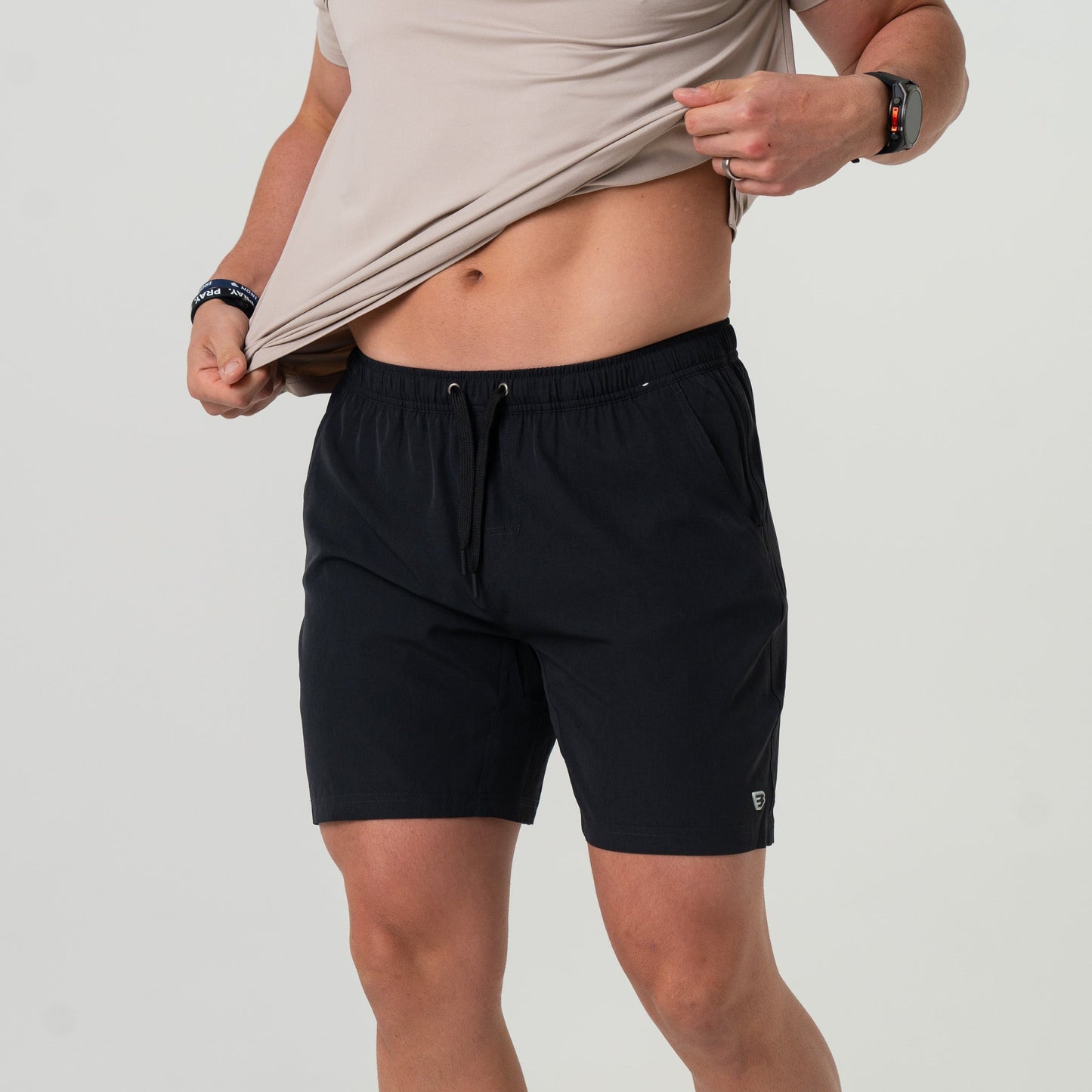 Athletic Shorts in Heather Black - Retro Duck