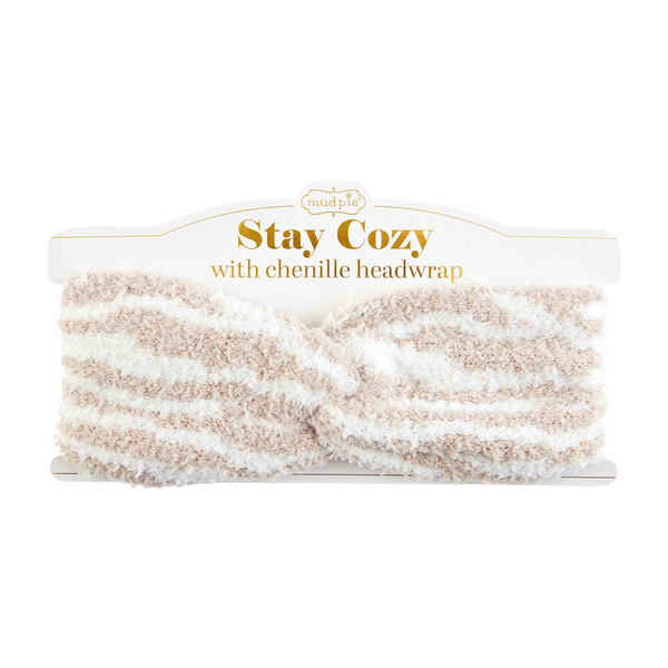 Zebra Chenille Headwrap