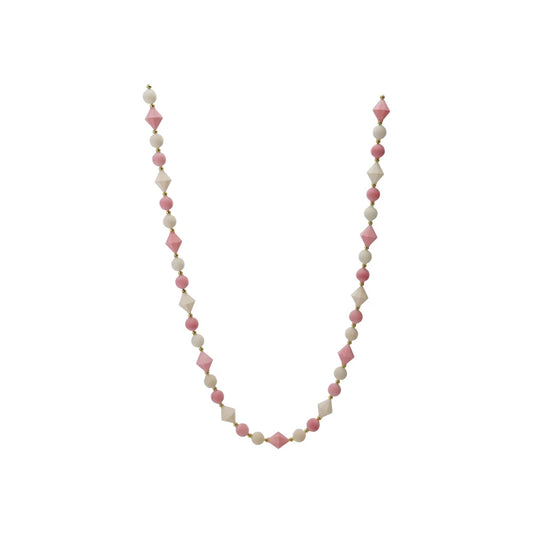 Flocked Glass Ornament Garland